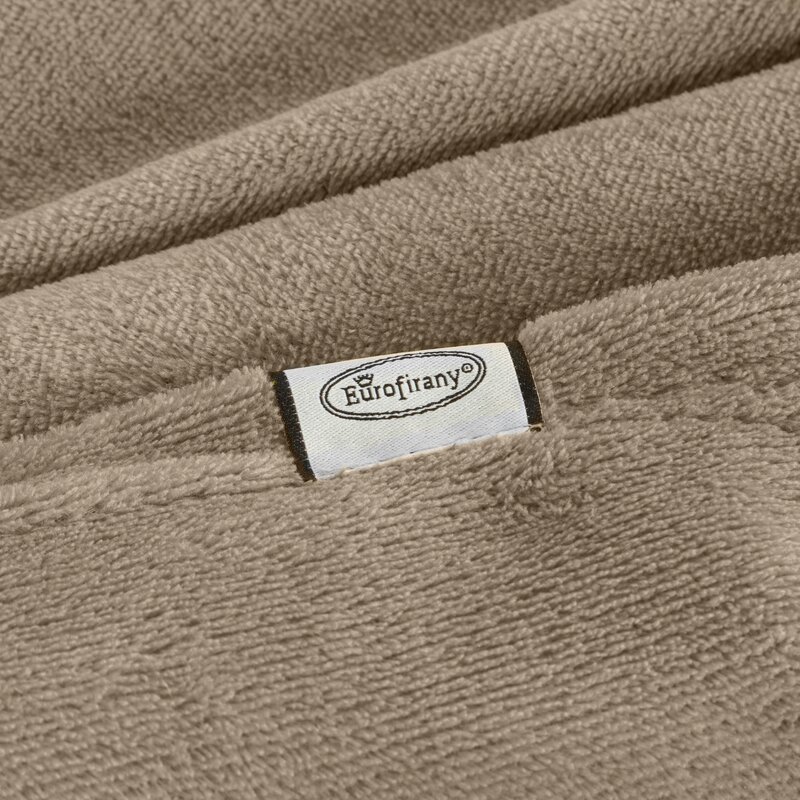 Koc flanelowy Simple beżowy 150 x 200 cm – miękki i ciepły
