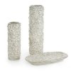 Wazon ceramiczny Naira kremowy 9 x 26 cm – na suszone kwiaty