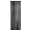 Zasłona gotowa Eva Minge czarna 135 x 270 cm – subtelne zaciemnienie