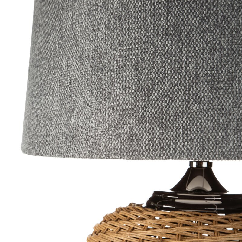 Lampa stołowa Pati stalowa O 38 x 78 cm – tworzy przytulną atmosferę
