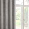 Zasłona gotowa Tiffany srebrny 135 x 250 cm – rozjaśnia wnętrze