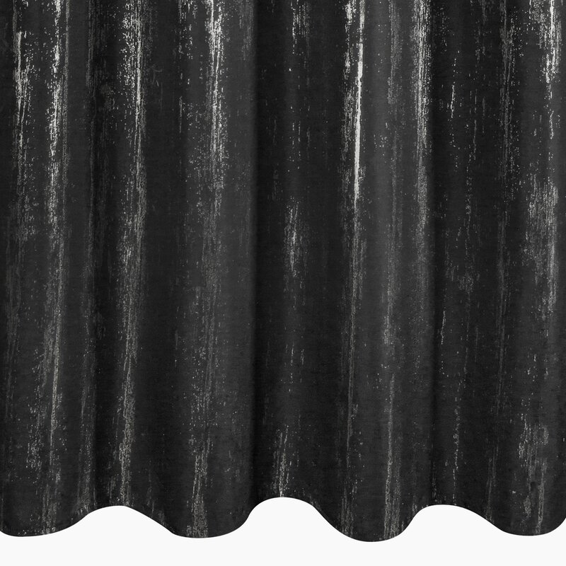 Zasłona gotowa Libi czarna 140 x 250 cm – zaciemnia pomieszczenie