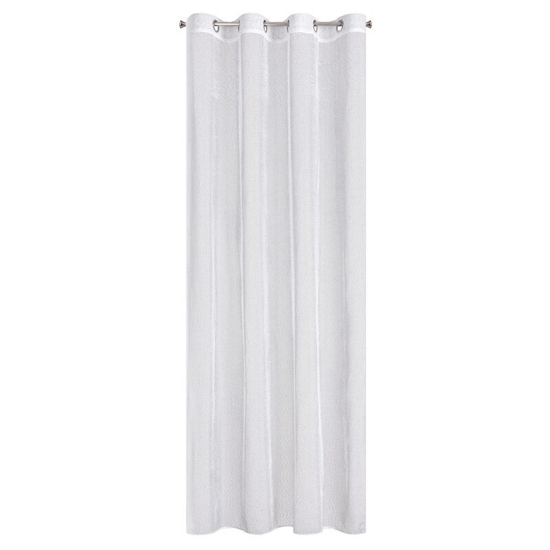 Zasłona gotowa Maja biała 140 x 260 cm – rozjaśnia wnętrze