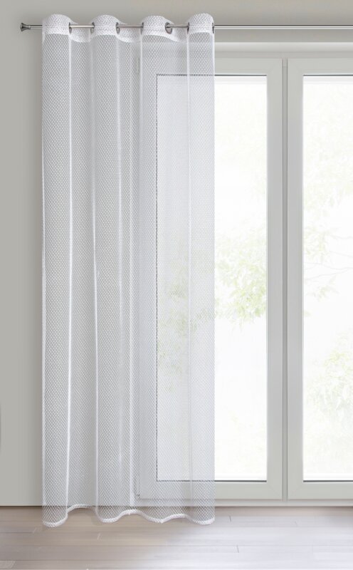 FIRANA GOTOWA MEL 140 X 250 CM BIAŁY