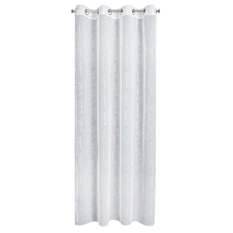 Firana gotowa Elsi biała 140 x 250 cm – rozświetla wnętrze