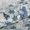 Pościel satynowa Spring niebieska 140x200 cm – dla spokojnego snu
