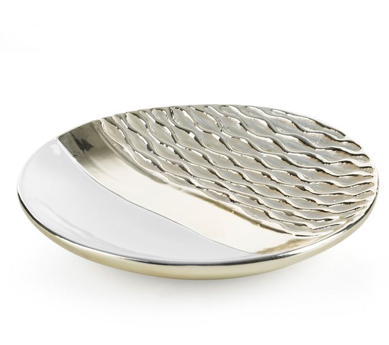 Patera ceramiczna DOLY biała O 29 x 4 cm – idealna na owoce