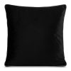 Poszewka Melia czarna 45 X 45 cm – aksamitna w dotyku