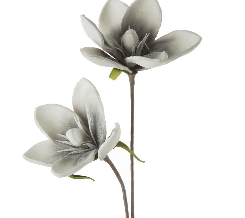 Kwiat dekoracyjny Flore 748 popielaty 70 cm – do eleganckich kompozycji