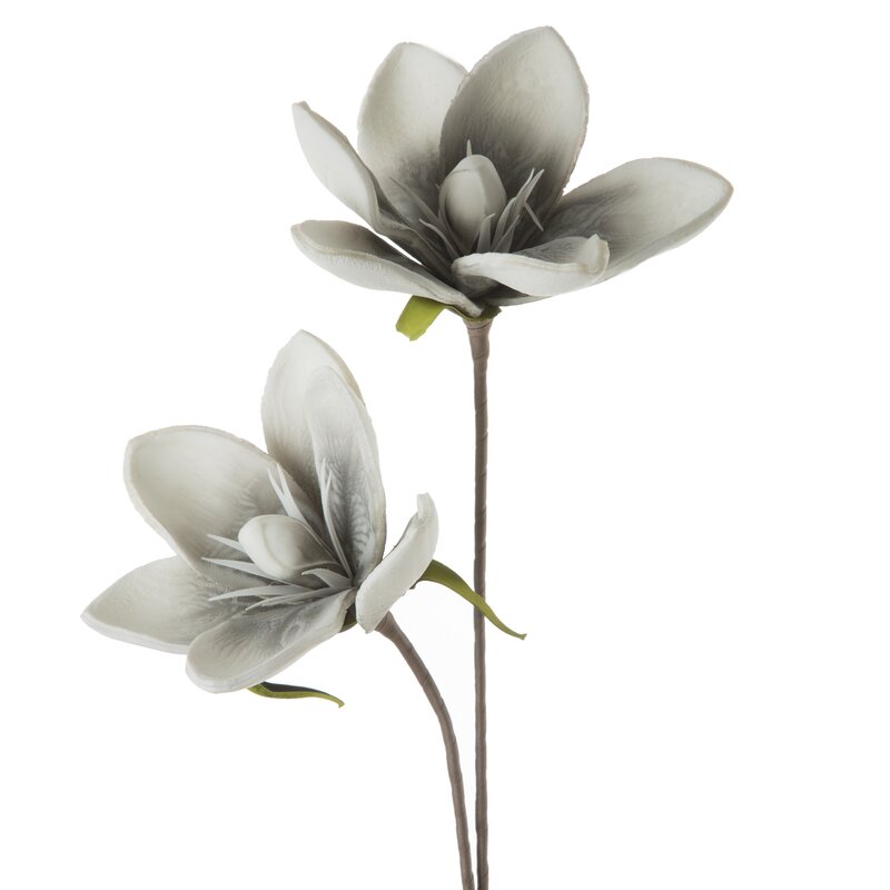Kwiat dekoracyjny Flore 748 popielaty 70 cm – do eleganckich kompozycji