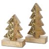 FIGURKA ŚWIATECZNA D31 10 X 5 X 19 CM BRĄZOWY
