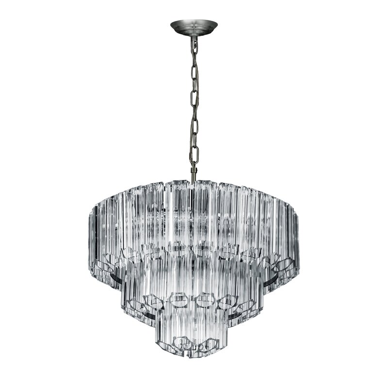 Lampa sufitowa DANA transparentna O 43 x 150 cm – wprowadza blask