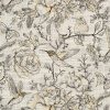 Zasłona gotowa Lucina naturalna 140 x 250 cm – z botanicznym wzorem