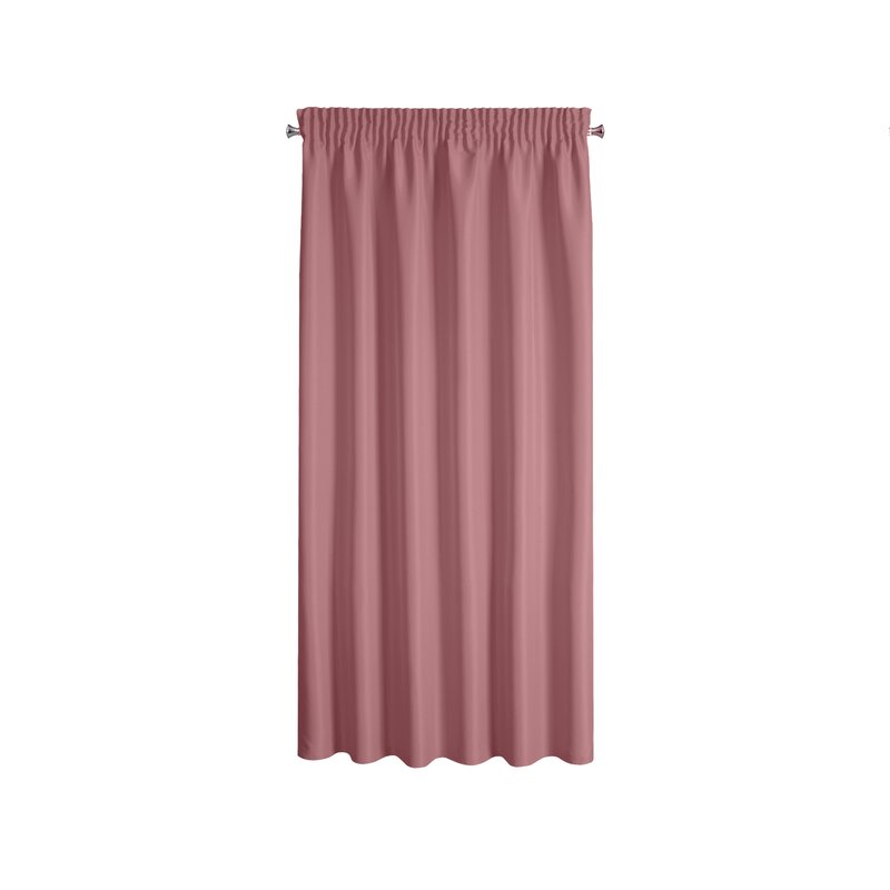 Zasłona gotowa Rita ciemnoróżowa 140 x 175 cm – wprowadzi ciepło