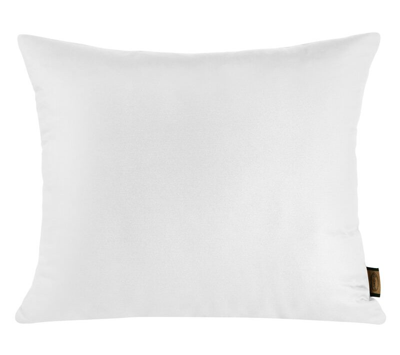 Poszewka bawełniana Nova biała 50 x 70 cm – gładka i elegancka