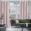 Zasłona gotowa D91 Rosa pudrowy róż 140 X 250 cm – delikatnie filtruje światło