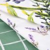 Komplet ściereczek kuchennych 3szt 50x75 cm bawełniany kolor naturalny, zielony 200 g/m2 LAVENDER – świeży powiew natury