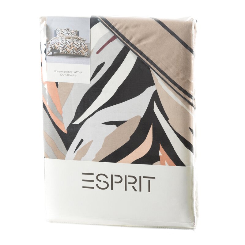 KOMPLET POŚCIELI ESPRIT 02 220 X 200 CM CZARNY