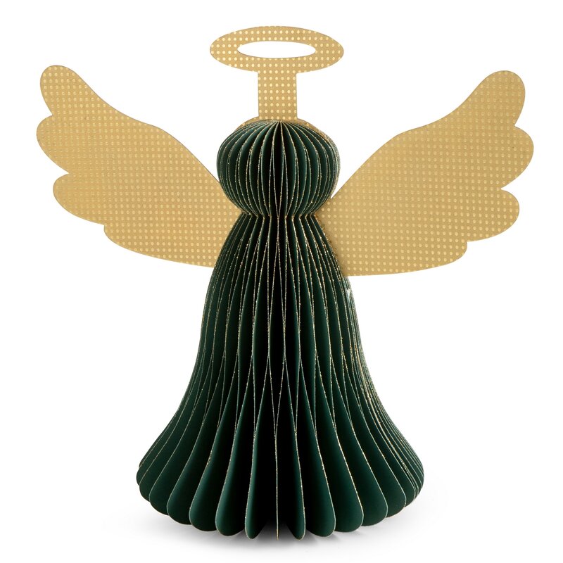 Ozdoba świąteczna zielona 25 x 15 x 25 cm – idealna dekoracja świąteczna