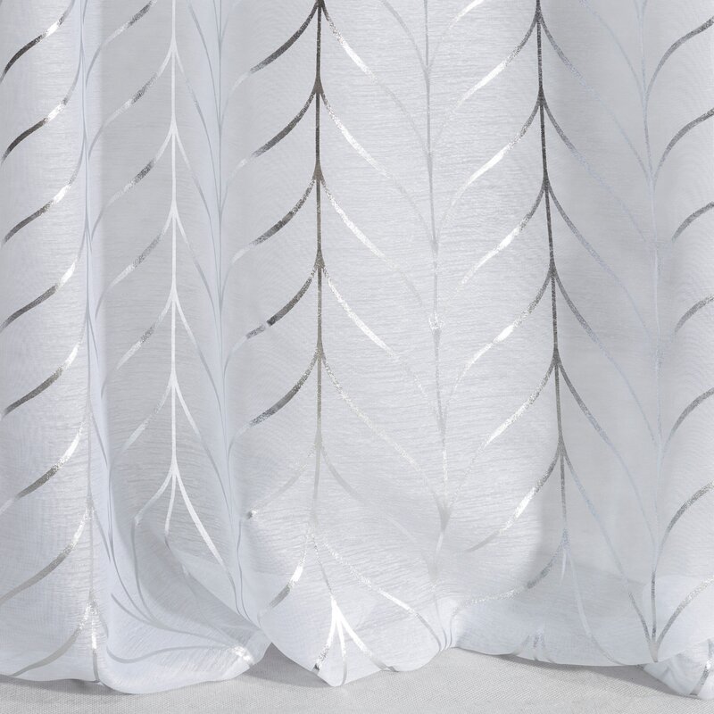Firana gotowa Biray biała 140 X 250 cm – rozświetla wnętrze