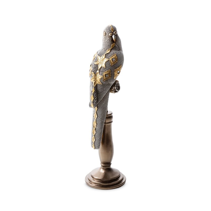 FIGURKA DEKORACYJNA KALI 10 X 10 X 35 CM SREBRNY
