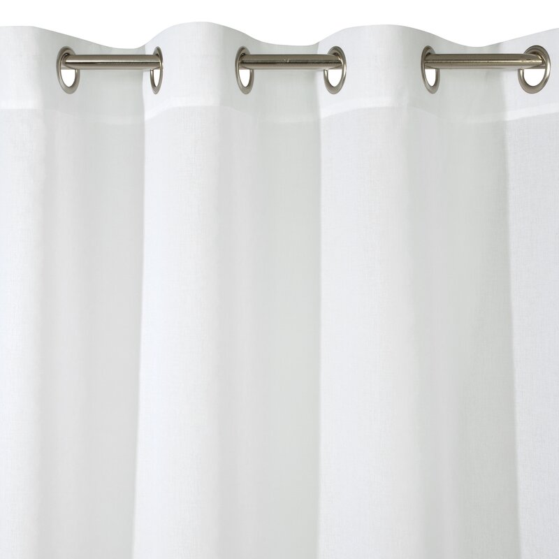 Zasłona gotowa Pamela biała 140 x 250 cm – gotowa do zawieszenia