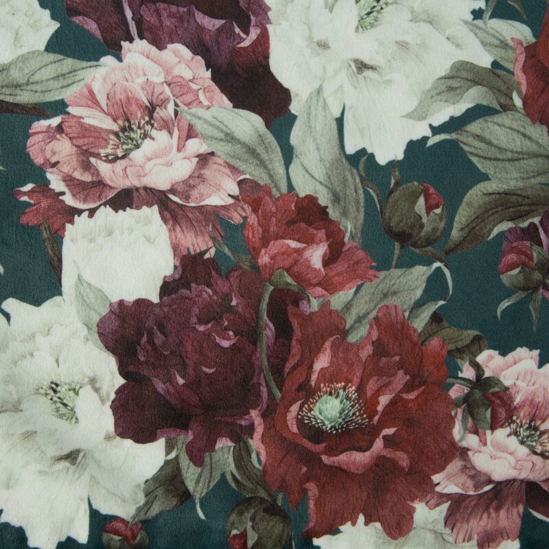 OBRUS VELVET 2 35 X 140 CM ZIELONY