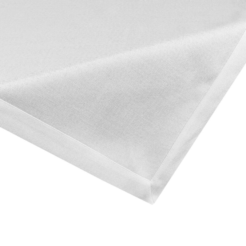 Obrus błyszczący Stella 2 biały 85 x 85 cm – rozjaśnia wnętrze