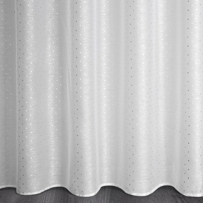 Firana gotowa Sibel biała 400 x 250 cm – rozjaśnia wnętrze