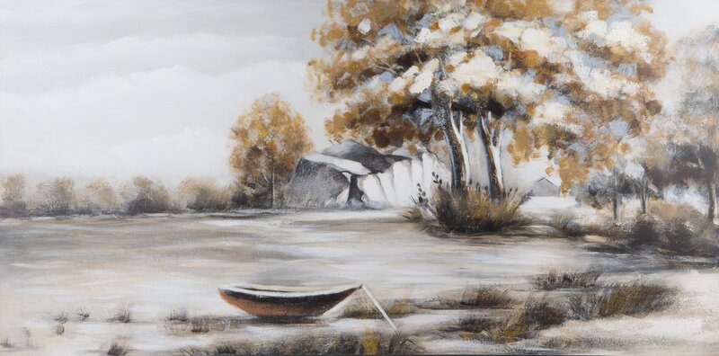 OBRAZ 581B 120 X 60 CM SZARY