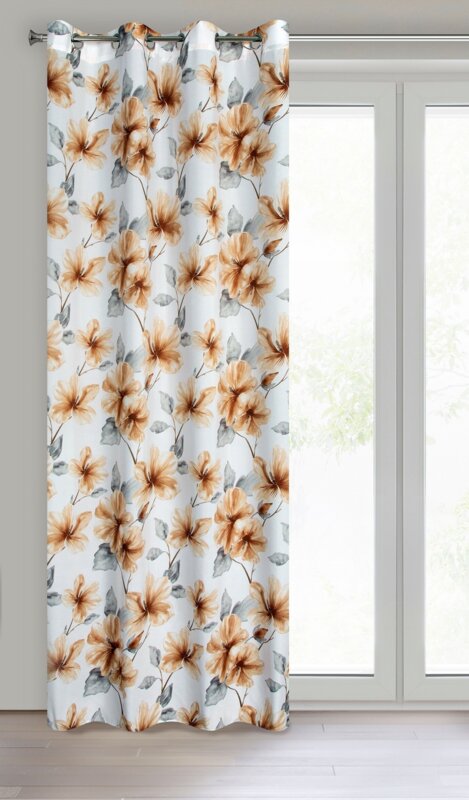 ZASŁONA GOTOWA SOFIA 140 X 250 CM BIAŁY