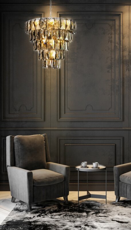 LAMPA DANTE (02) FI 60 X 60 CM ZŁOTY