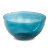 Misa szklana LC/SALVIA8 szałwiowa 25X13 cm – idealna na przekąski