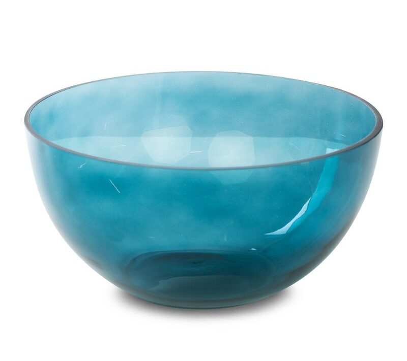 Misa szklana LC/LILI6 turkusowa 25x13 cm – doda świeżości
