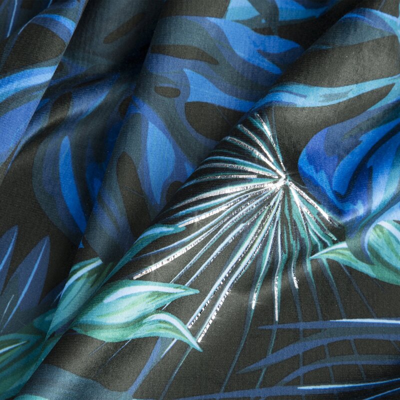 Zasłona gotowa Lazur czarna 140 x 250 cm – zaciemnia pomieszczenie
