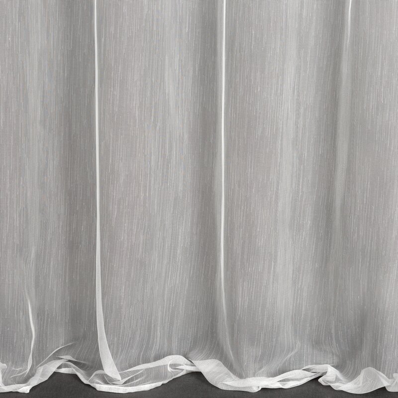 Firana gotowa Nicea biała 350 x 250 cm – rozświetla wnętrze