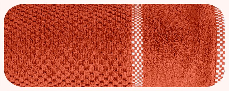 Ręcznik Caleb ceglasty 50 x 90 cm – miękki i chłonny