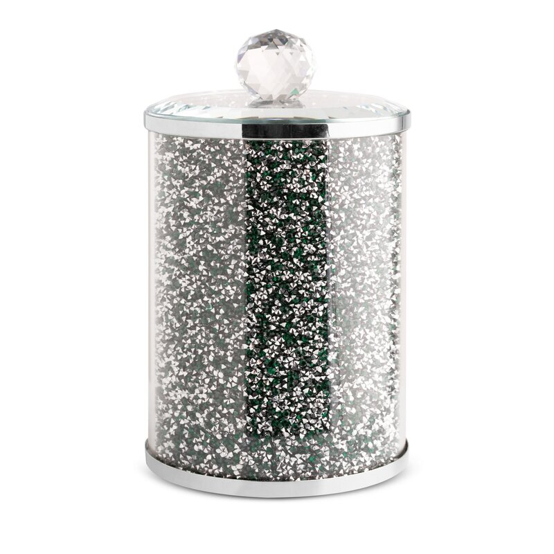 Wazon ceramiczny zielony fi 10 x 17 cm – na susze i kwiaty