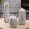 Wazon ceramiczny Mija kremowy 17 x 23 cm – na susze i kwiaty