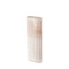 Wazon ceramiczny Edna kremowy 17 x 8 x 41 cm – na suszone kwiaty