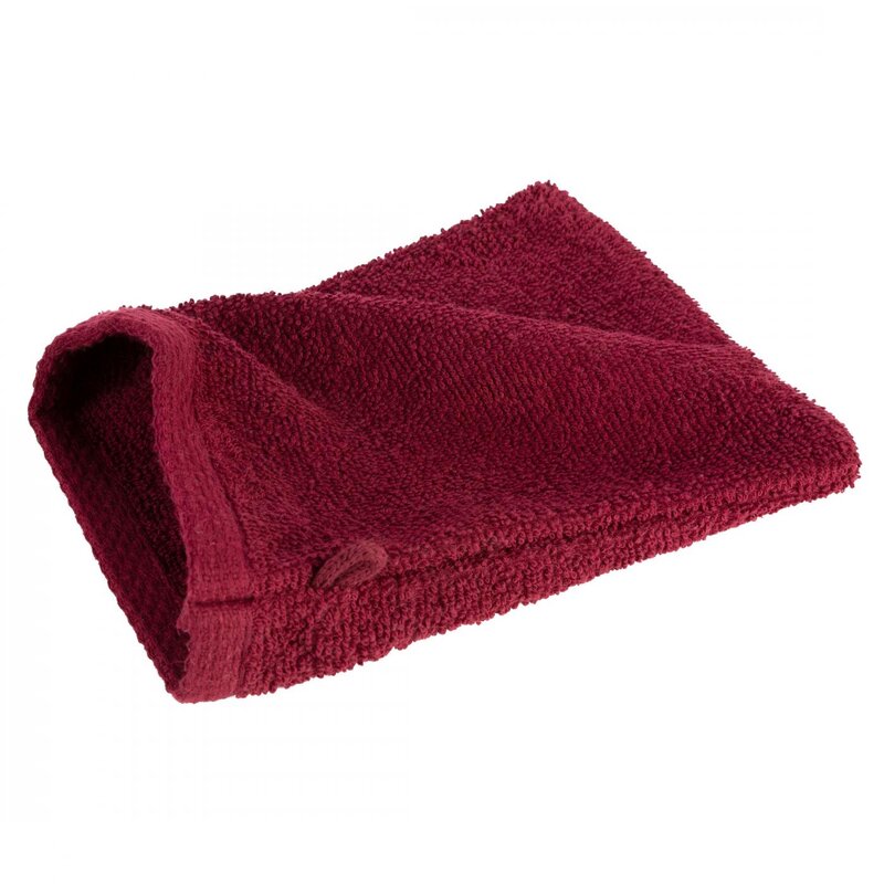 Ręcznik gładki bordowy 16 x 21 cm – delikatny dla skóry