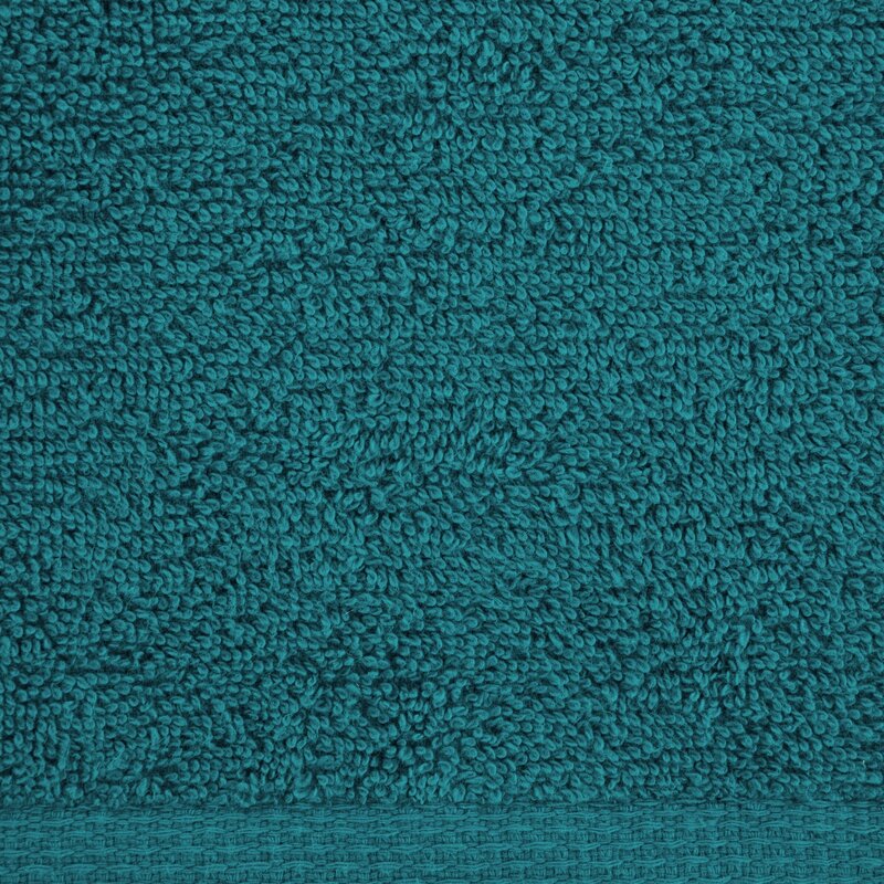 Ręcznik gładki ciemnoturkusowy 50 x 100 cm – miękki i chłonny