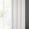 Zasłona gotowa welwet LILI biała 140 x 250 cm – zaciemniająca i elegancka