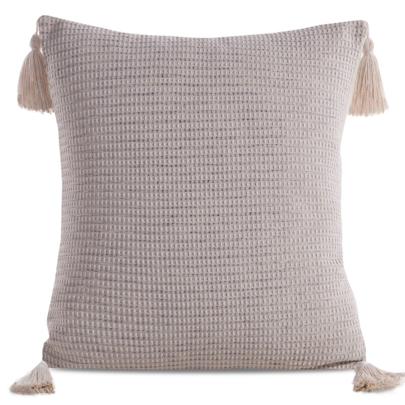 Poszewka boho beżowa 45 x 45 cm – wprowadza przytulny klimat