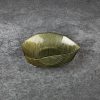 SZKLANA MISA DEKORACYJNA ERIKA (01) 15 X 13 X 3 CM ZIELONY