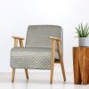 Narzuta Dimon srebrna 70 x 160 cm – doda szyku fotelowi