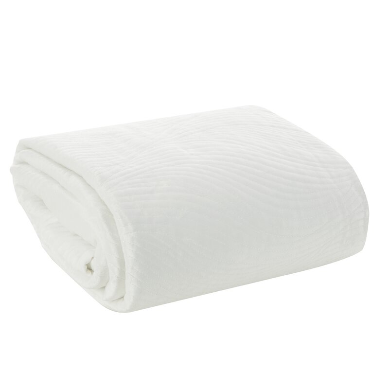 Narzuta Velvet RIA5 biała 170 x 210 cm – dodaje świeżości