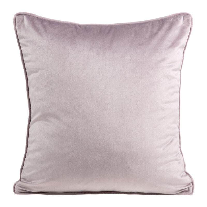 Poszewka velvet pudrowy róż 40 x 40 cm – doda przytulności