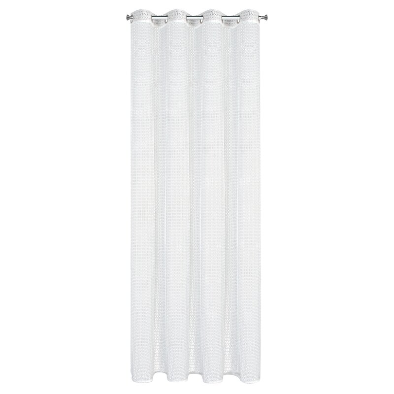 Zasłona gotowa Lara biały 140 x 250 cm – rozjaśnia wnętrze