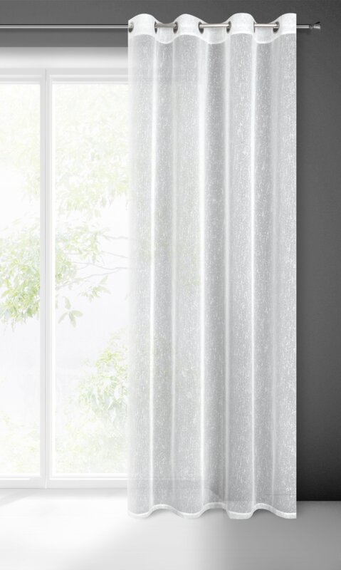 Firana gotowa Kelly biała 140 x 250 cm – rozświetla wnętrze